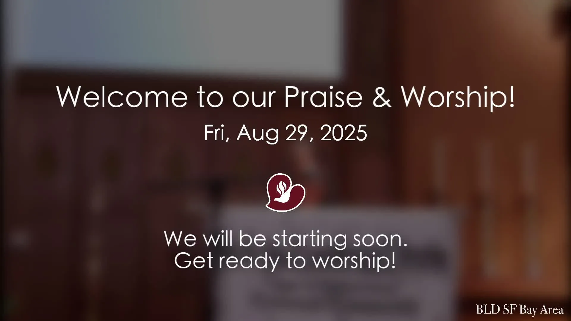 August 29 Praise & Worship